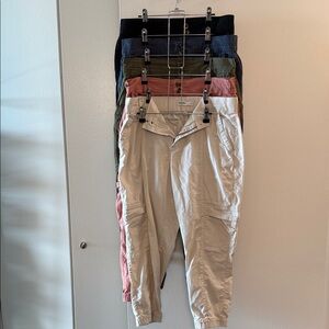 Sonoma Women’s Cargo Pants - Khaki, Coral, Olive, Navy, Black (set of 5)